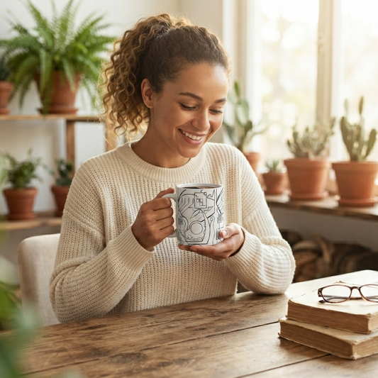 Premium Ceramic Art Mug  (11oz/15oz) | From the Heart