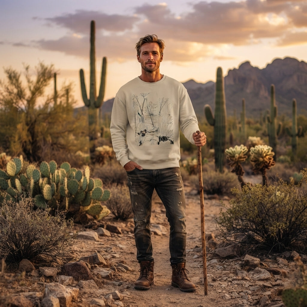 Premium Pullover Sweatshirt Wearable Art | Sabino Canyon