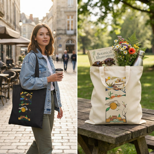 Premium Utility Canvas Art Tote | Sabino Memories