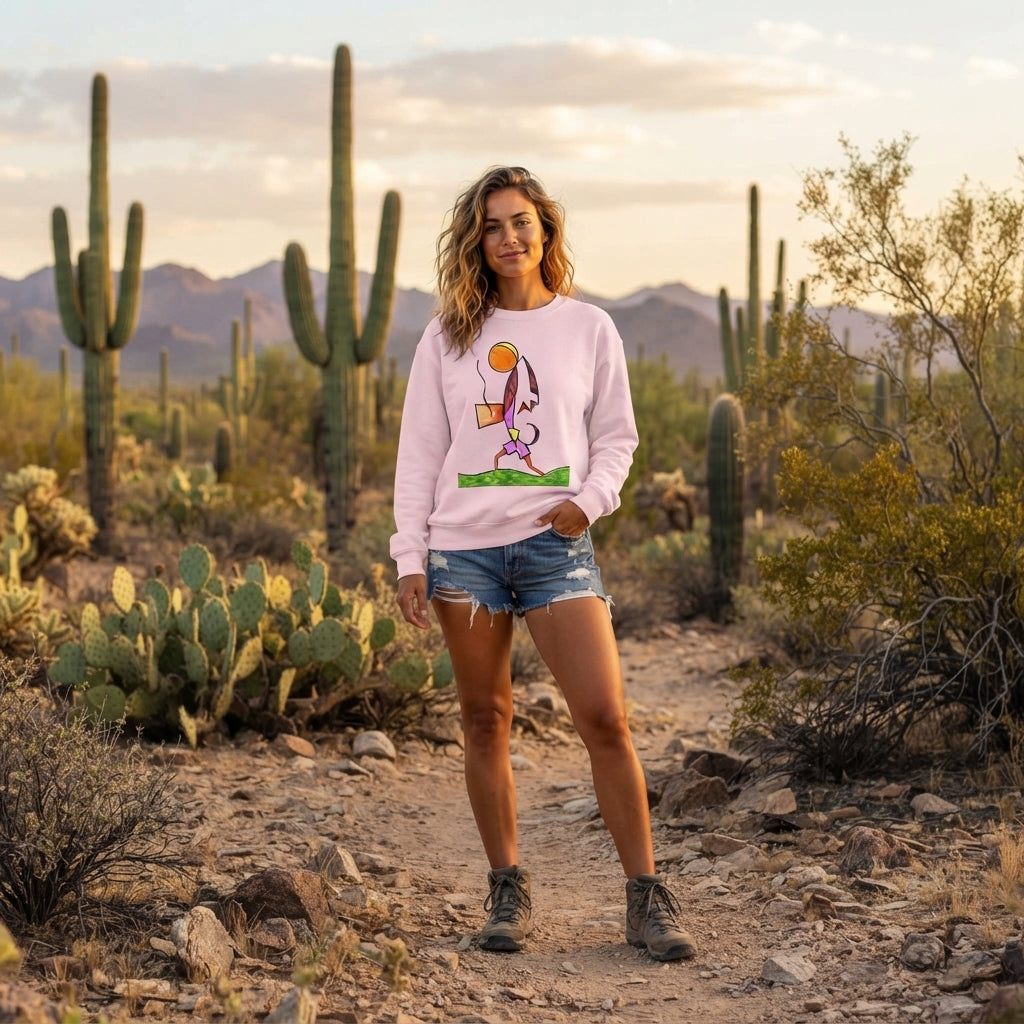 Premium Pullover Sweatshirt Wearable Art | Walk Proud