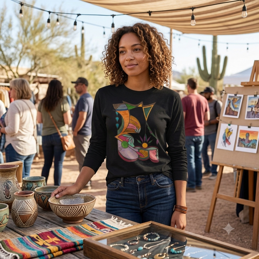 Premium Long Sleeve T-Shirt Wearable Art | Life Cycle