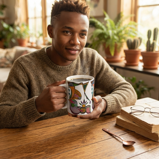 Premium Ceramic Art Mug (11oz/15oz) | Life Cycle