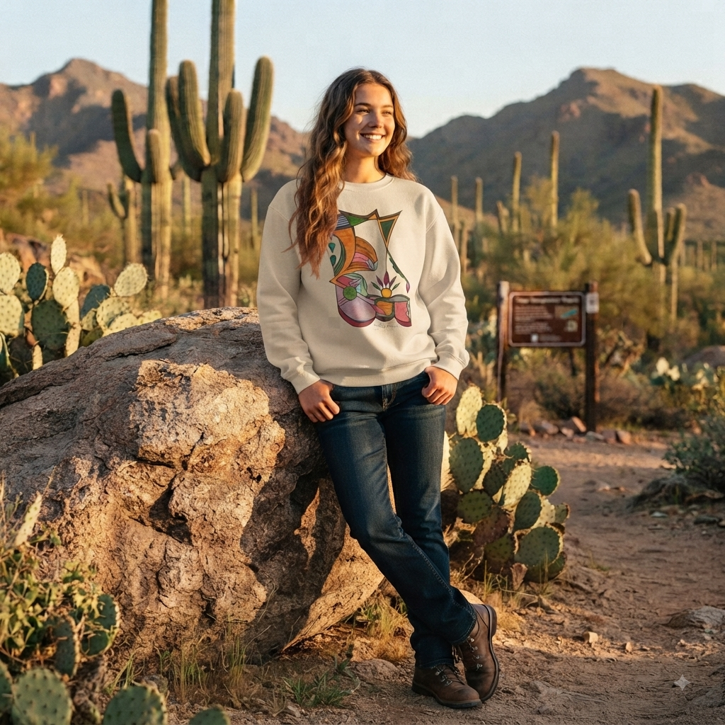 Premium Pullover Sweatshirt Wearable Art | Life Cycle