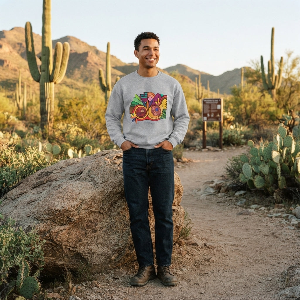 Premium Pullover Sweatshirt Wearable Art | Leaving the Picture