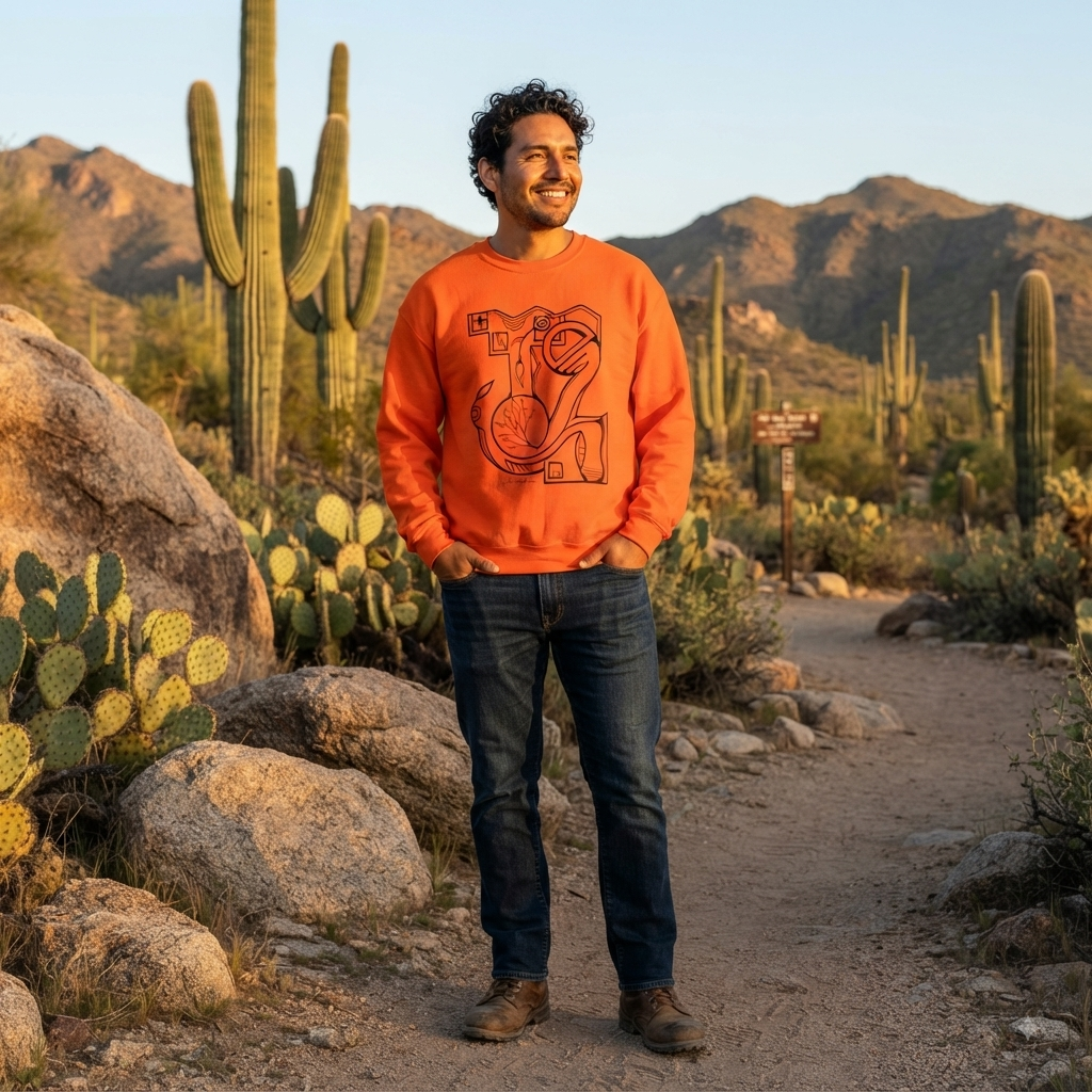Premium Pullover Sweatshirt Wearable Art | Visions of Tomorrow