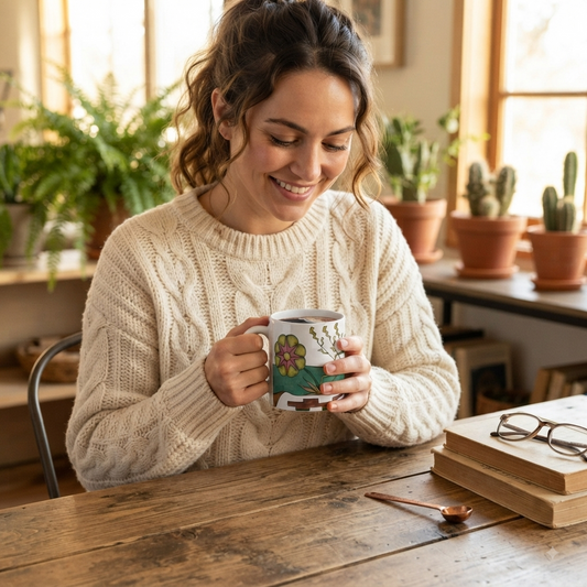 Premium Art Mug (11 oz & 15 oz) | Garden by the River