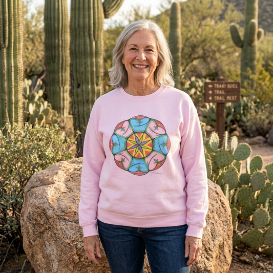 Premium Pullover Sweatshirt Wearable Art | Heaven's Gate Mandala