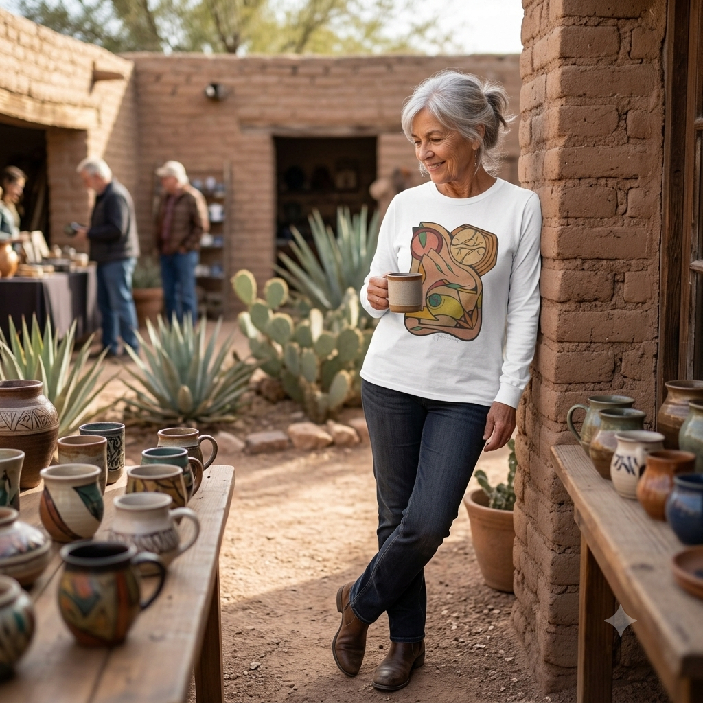 Premium Long Sleeve T-Shirt Wearable Art | Finding Focus