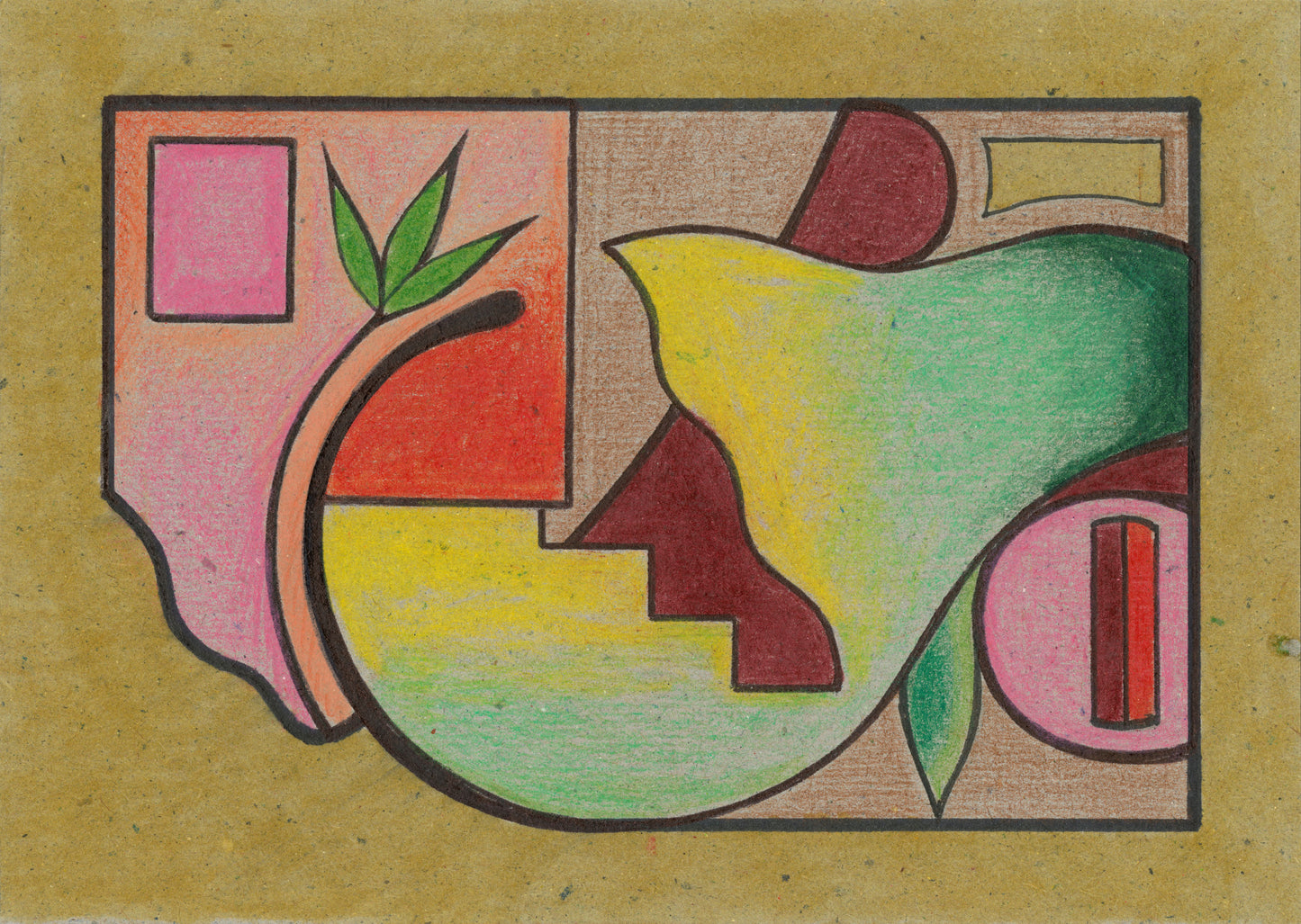Pear Salad - ACEO Collectible Masterpiece