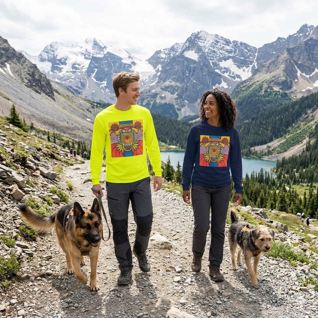 Premium Long Sleeve T-Shirt Wearable Art | Hands
