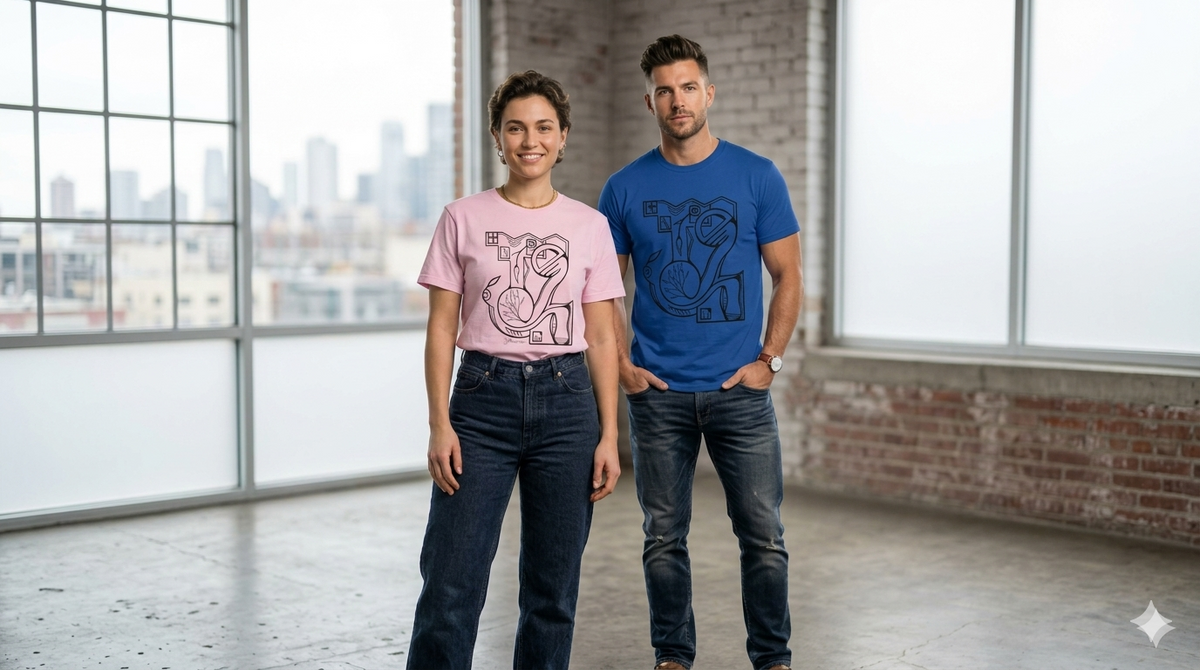 Premium Short Sleeve T-Shirt Wearable Art | Visions of Tomorrow