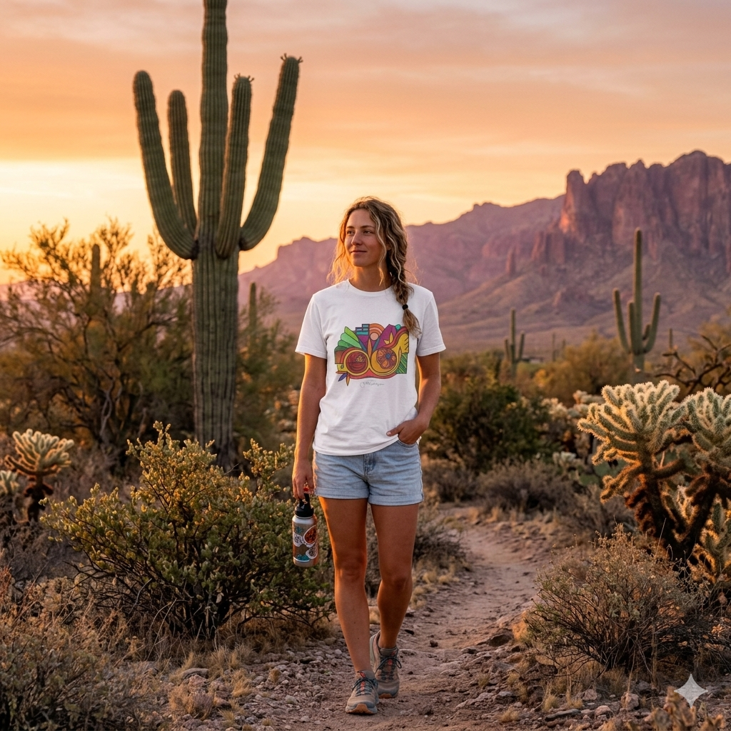 Premium Short Sleeve T-Shirt Wearable Art | Leaving the Picture