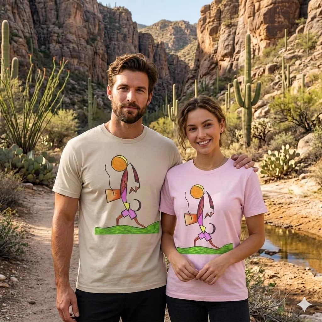 Premium Short Sleeve T-Shirt Wearable Art | Walk Proud