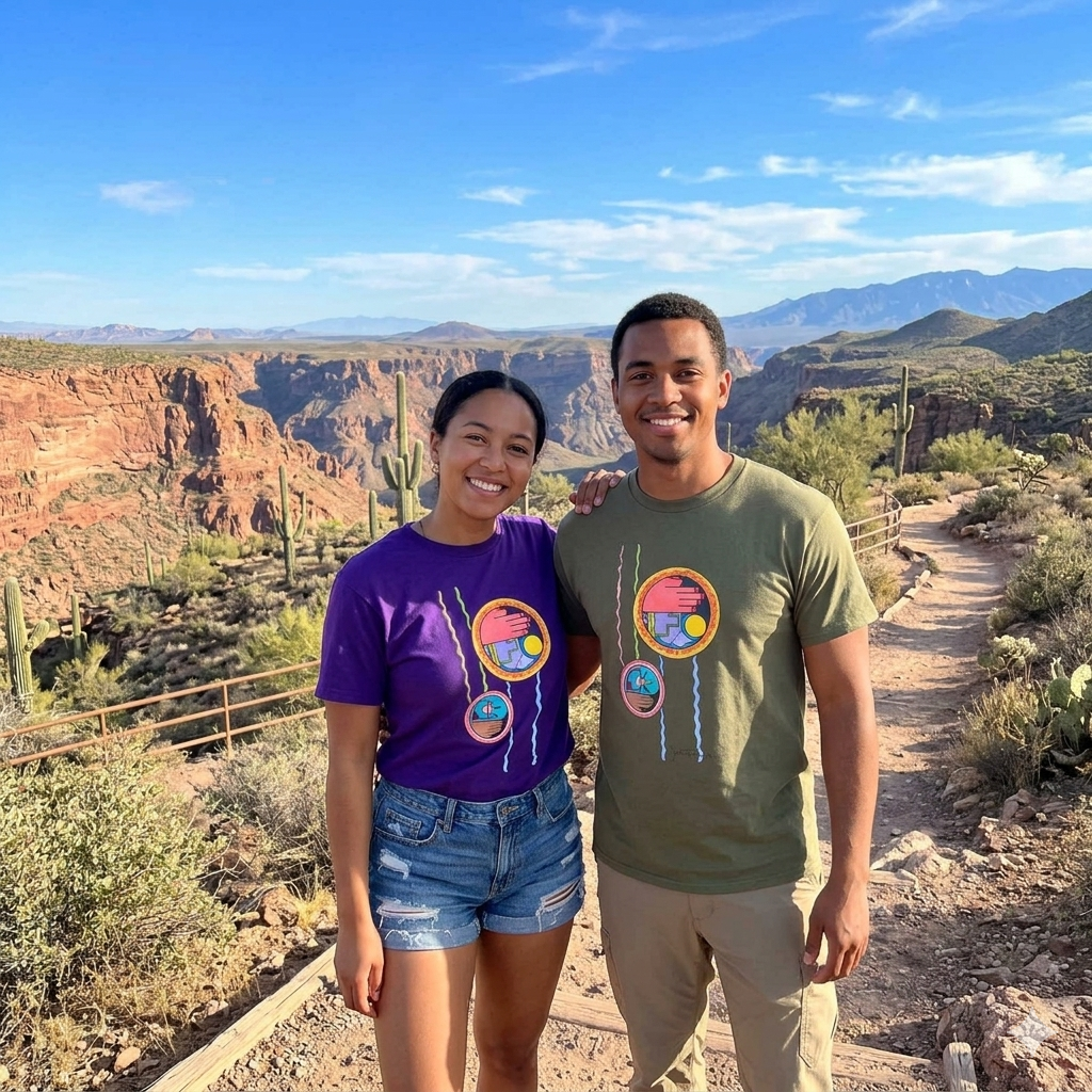 Premium Short Sleeve T-Shirt Wearable Art | Wave While Passing
